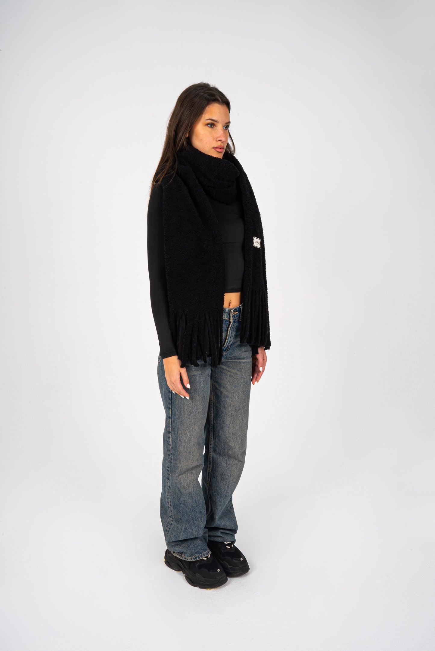 Chucky chunk scarf - Black