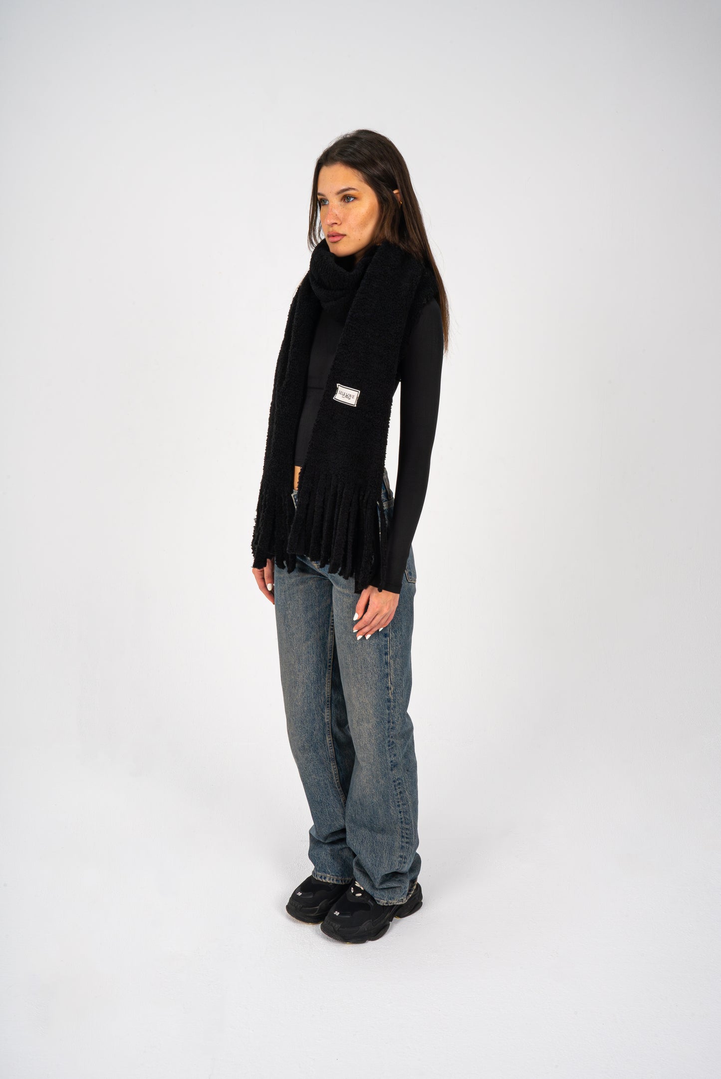 Chucky chunk scarf - Black