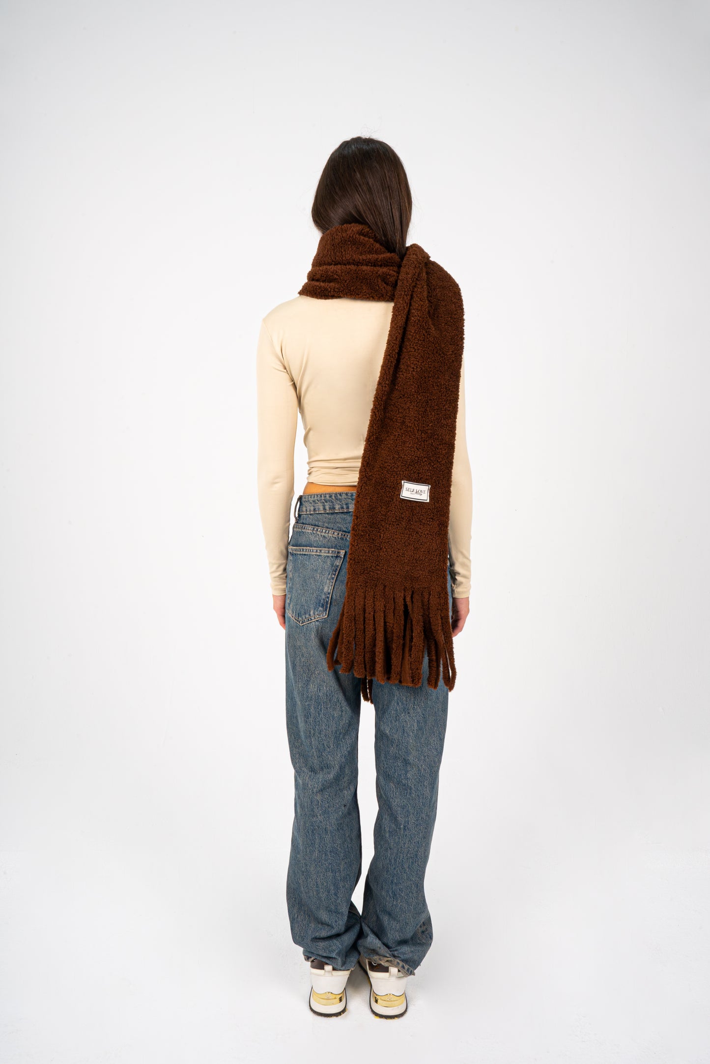 Chucky chunk scarf - Brown