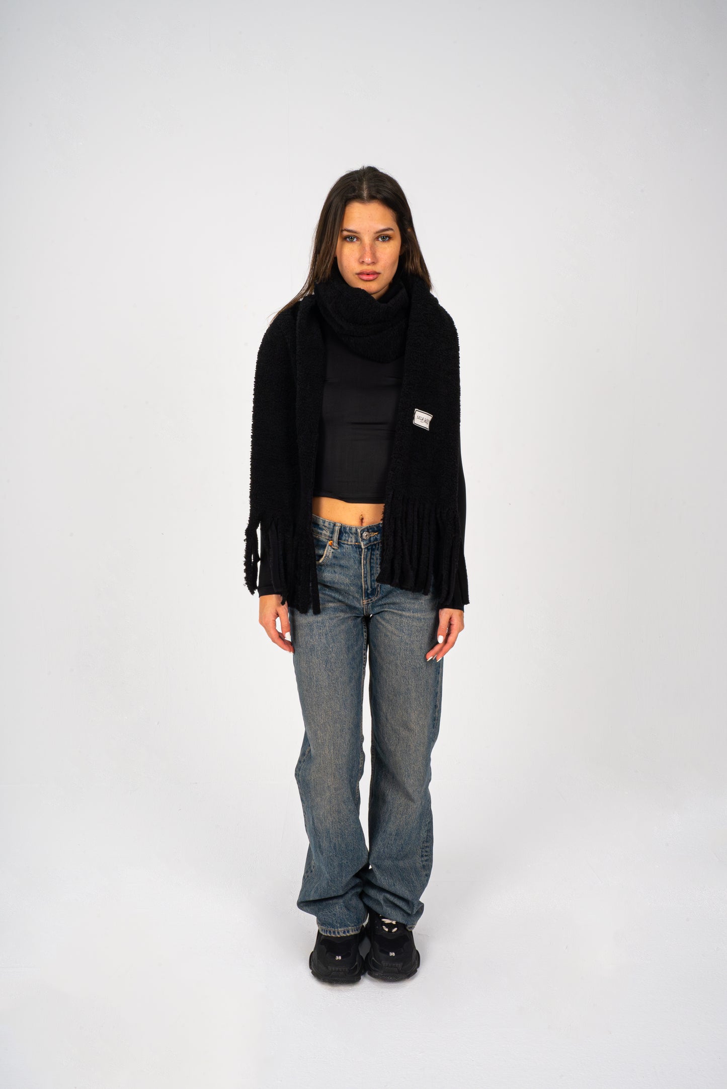 Chucky chunk scarf - Black