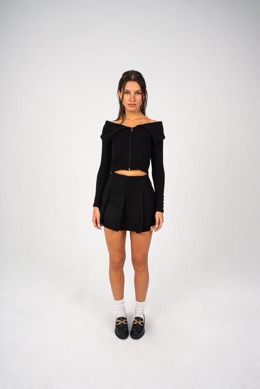 Zip It & Go Top in Black