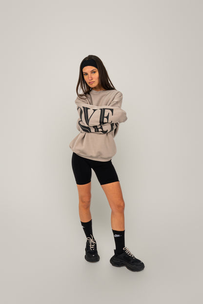 Self-love crewneck - Grey