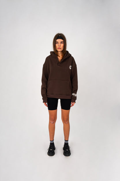 Comfy-days Hoodie - Brown